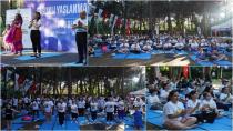 Dünya Yoga Günü’nde Tuzla’da Her Yaştan Onlarca Kişi Mat Üzerinde Buluştu